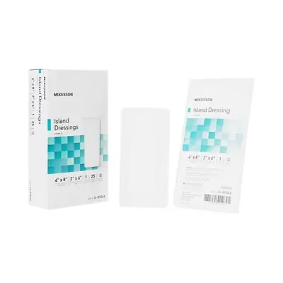 McKesson Brand - 16-89048 McKesson White Adhesive Dressing