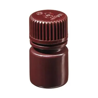 Thermo Scientific - 2004-9025 General Purpose Bottle Nalgene™ Narrow Mouth / Round HDPE / Polypropylene 8 mL (0.25 oz.)