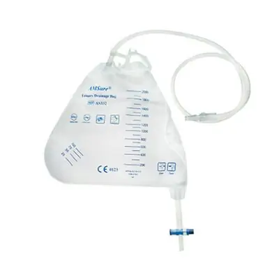 Amsino International - AS332 AMSure® Urinary Drain Bag With Universal Hanger