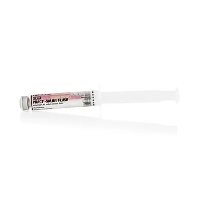 Wallcur - 1515FL Clinical Training Medication Practi-Saline Flush™ Liquid Needle Free Syringe 10 mL