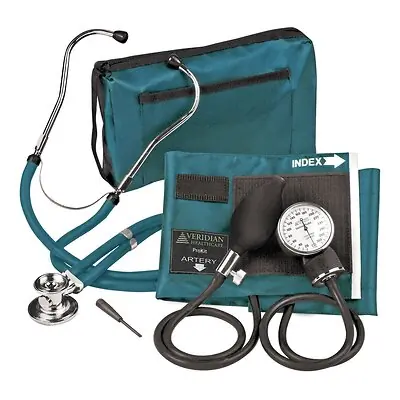 Veridian Healthcare LLC - 02-12613 Sterling Series ProKit™ Aneroid Sphygmomanometer with Stethoscope