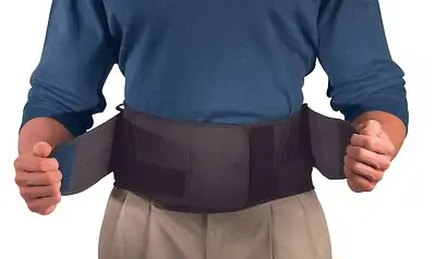 Mueller Sports Medicine - 64179 Back Brace Mueller® Extended Size Hook and Loop Strap Closure 50 to 70 Inch Waist Circumference 9 Inch Height Adult