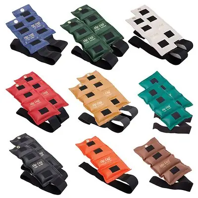 Fabrication Enterprises - 10-0276 Weight Cuff Set 16 Piece Set / Adjustable Cuff Style The Cuff® Original 1 lbs. / 1-1/2 lbs. / 2 lbs. / 2-1/2 lbs. / 3 lbs. / 4 lbs. / 5 lbs. / 7-1/2 lbs. / 10 lbs.
