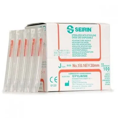 Lhasa OMS - SJ.30X60 Acupuncture Needle Seirin® 8 Japanese Gauge 60 mm Length J-Type