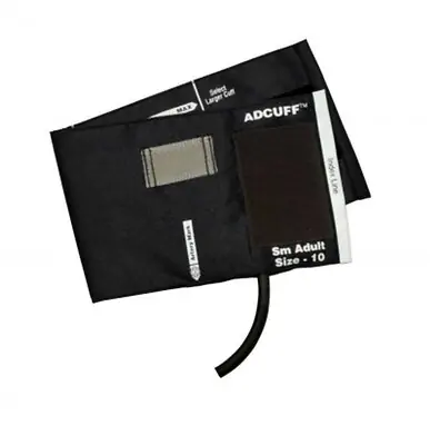 American Diagnostic Corp - 845-10SABK-1F Reusable Blood Pressure Cuff Adcuff™ 19 to 27 cm Arm Nylon Cuff Small Adult Cuff