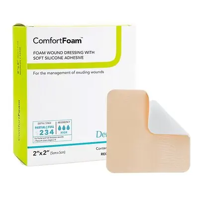 Sion Brands LLC - 44220 ComfortFoam™ Silicone Adhesive without Border Silicone Foam Dressing