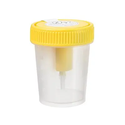 Greiner Bio-One - 724321 Urine Specimen Container with Integrated Transfer Device 100 mL (3.4 oz.) Screw Cap Patient Information Sterile