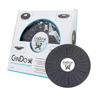 Fabrication Enterprises - 10-1745 Circular Balance Board CanDo® Economy Plastic 2 X 14 X 14 Inch Black