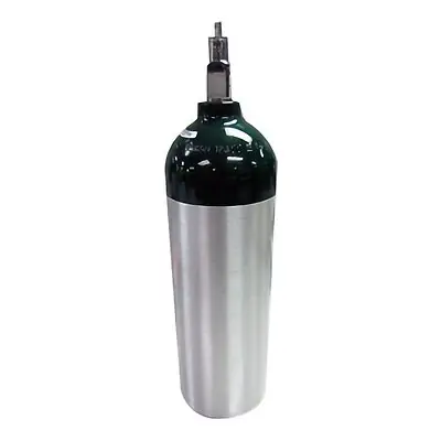 Mada Medical Products - 1502J Oxygen Cylinder (Empty) Mada Medical Size M22 (Jumbo D) Aluminum