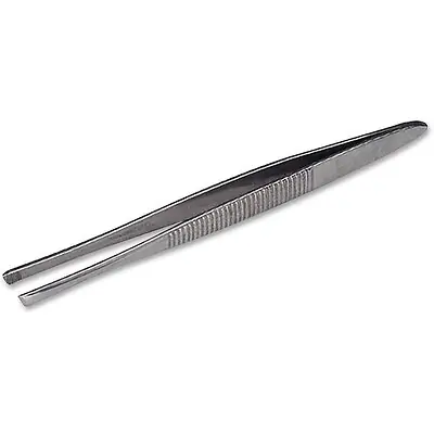 Acme United - FAE-6019 Tweezers 3 Inch Length Stainless Steel NonSterile NonLocking Thumb Handle Straight Slanted Tips