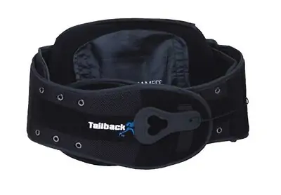 Manamed - TB042-2 Back Brace Tailback 42™ One Size Fits Most Dual-Pull Strap System 25 to 56 Inch Waist Circumference 5 Inch Height Adult