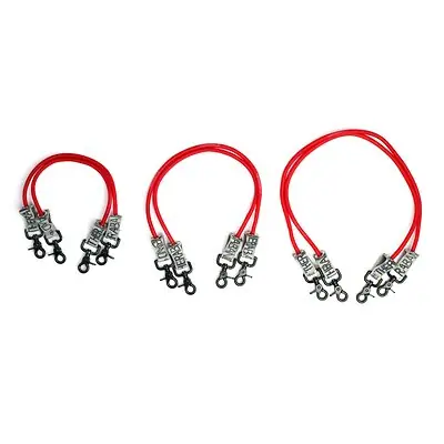 Performance Health - 81457050 Exercise Resistance Tubing with Connectors TheraBand® Red 18 Inch Length Light Resistance
