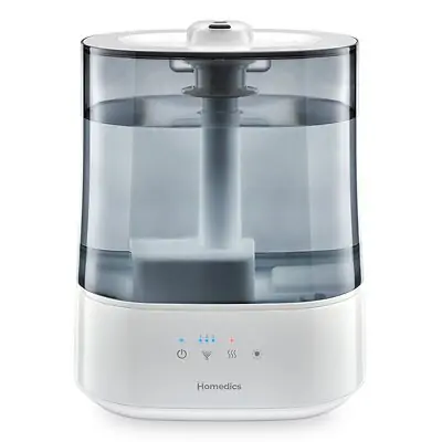 HoMedics USA LLC - UHE-WMTF10-WT Homedics® TotalComfort® Deluxe Warm and Cool Mist Ultrasonic Humidifier