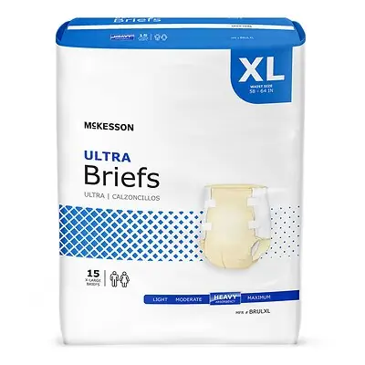 McKesson Brand - BRULXL McKesson Ultra Heavy Absorbency Incontinence Brief