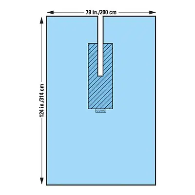 O&M Halyard Inc - 89079 Halyard Sterile U- Surgical Drape