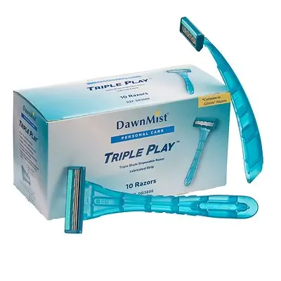 Donovan Industries - DR3886 DawnMist® Triple Play Facial Razor