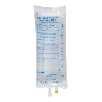 B. Braun - L7500 Lactated Ringer's Solution IV Solution 1