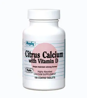 Actavis - 00536322301 Rugby® Cholecalciferol / Calcium Citrate Joint Health Supplement