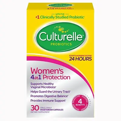 i-Health Inc - 049100400594 Culturelle® Women's Four-in-One Protection Probiotic Vegetarian Capsules