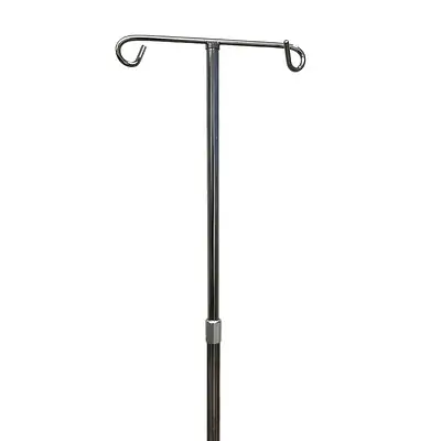 McKesson Brand - 16-43403 IV Stand Floor Stand 2 Hooks 4 Legs with Casters