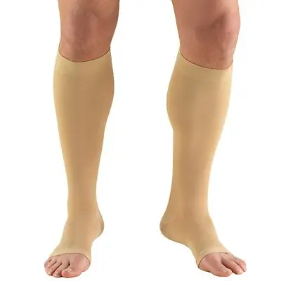 Truform - 845-BG-2XL Compression Stocking Truform® Knee High 2X-Large Beige Open Toe