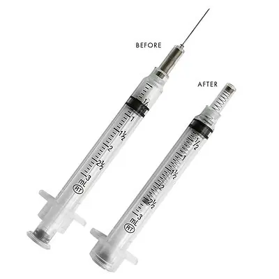 Retractable Technologies - 10331 VanishPoint® Syringe with Hypodermic Needle