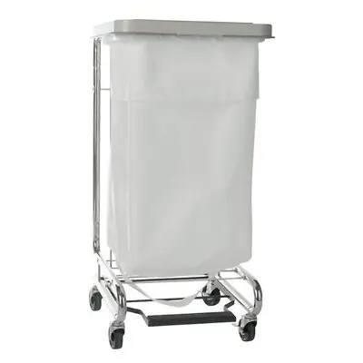 McKesson Brand - 03-159700 Hamper Stand McKesson Biohazardous Waste Rectangular Opening Foot Pedal Self-Closing Lid