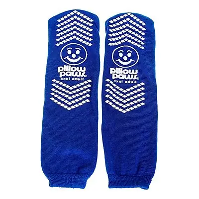 Principle Business Enterprises - 1099-001 Pillow Paws® Ankle High Double Imprint Terries™ Slipper Socks