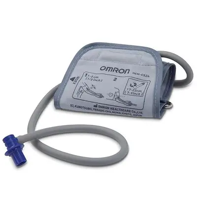 Emerson Healthcare - HEM-CS24-B Reusable Blood Pressure Cuff Omron® 18 to 23 cm Arm Small Cuff
