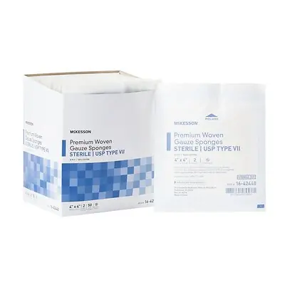 McKesson Brand - 16-42448 McKesson Sterile USP Type VII Gauze Sponge