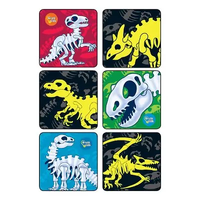 Medibadge - 2893P Medibadge® KLS™ Glow-In-The-Dark Dinosaur Bones Stickers