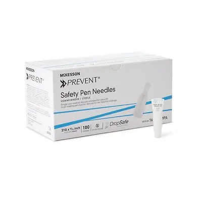 McKesson Brand - 16-N8MMPA McKesson Prevent® Safety Insulin Pen Needle