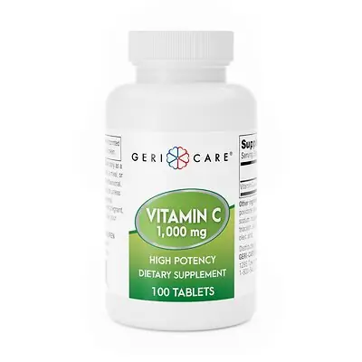 Geri-Care - 830-01-GCP Vitamin C Supplement Geri-Care® Ascorbic Acid 1