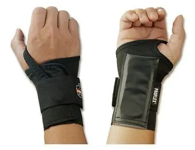 Ergodyne - 70008 Wrist Support ProFlex® 4000 Single Strap Elastane / Elastic / Polyester Right Hand Black X-Large
