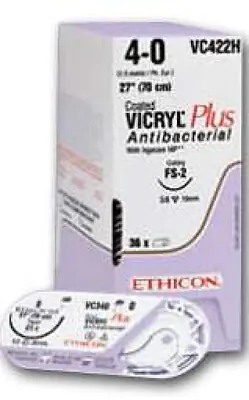 J & J Healthcare Systems - VCP269H Coated Vicryl™ Plus Suture with Needle