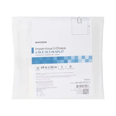 McKesson Brand - 183-I80-09192-S McKesson Sterile Impervious U-Drape