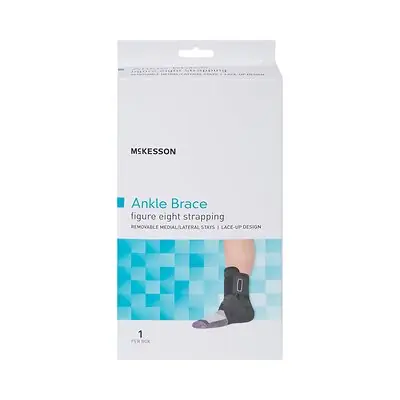 McKesson Brand - 155-81-97042 McKesson Low Profile / Open Heel / Open Toe Ankle Brace