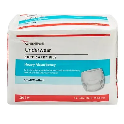 Cardinal - 1605 Sure Care™ Plus Heavy Absorbent Underwear