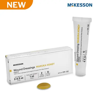 McKesson Brand - 199-132 Honey Wound Dressing McKesson 0.5 oz. Gel Sterile Without Adhesive