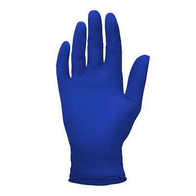 Medgluv Inc - MG5254 Exam Glove NitraSoft 250 X-Large 240 per Box NonSterile Nitrile Standard Cuff Length Textured Fingertips Cobalt Blue Chemo Tested / Fentanyl Tested