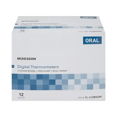McKesson Brand - 16-413BKGM McKesson Digital Oral Thermometer