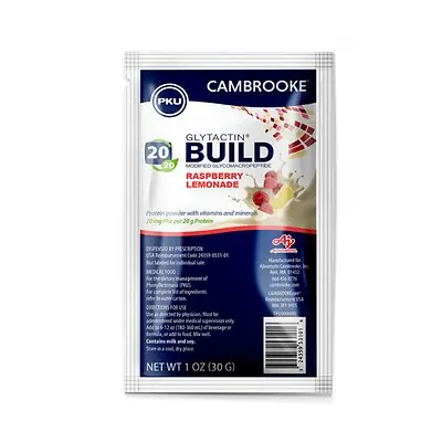 Cambrooke Therapeutics - 35312 Glytactin® Build 20/20 GMP for the Dietary Management of PKU