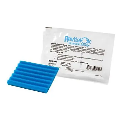 Steris - 2D90QH Pre-Saturated Endoscope Sponge Revital-Ox® Flat For Flexible and Rigid Instruments