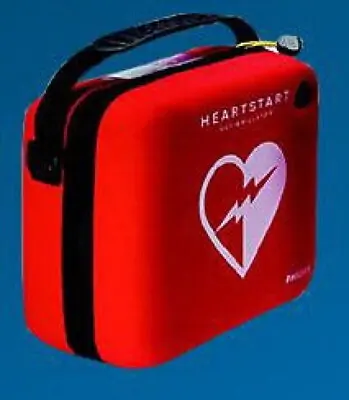 Heartstream US LLC - 989803121431 Standard Carry Case Phillips Red Cordura® Nylon 4.8 X 8.5 X 9.5 Inch