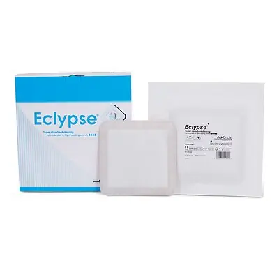 Mediusa - CR4503 Super Absorbent Dressing Eclypse® Square 3 X 3 Inch Without Border Sterile