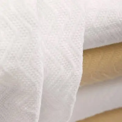 Standard Textile - 78990401 Blanket Herringbone Performance 66 X 90 Inch Cotton / Polyester White
