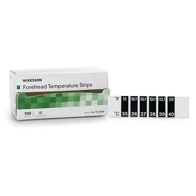 McKesson Brand - 16-TSTRP McKesson Forehead Temperature Strip