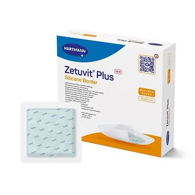 Hartmann - 413905 Zetuvit® Plus Silicone Border Super Absorbent Dressing
