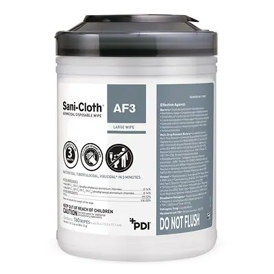Professional Disposables - P13872 Sani-Cloth® AF3 Germicidal Large Disinfectant Wipes