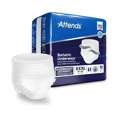 Attends Healthcare Products - AU60 Attends® Bariatric Ultimate Absorbent Underwear